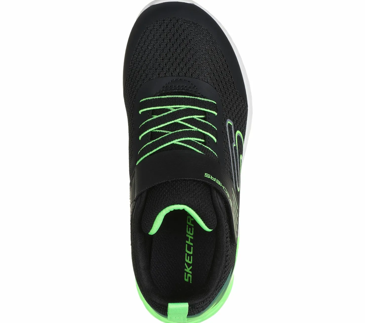 Athletic Shoes & Sneakers<SKECHERS Microspec Max II - Vodrox BLACK / LIME