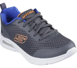 Lace Ups|Athletic Shoes & Sneakers<SKECHERS Microspec Max - Kaptix CHARCOAL/BLUE