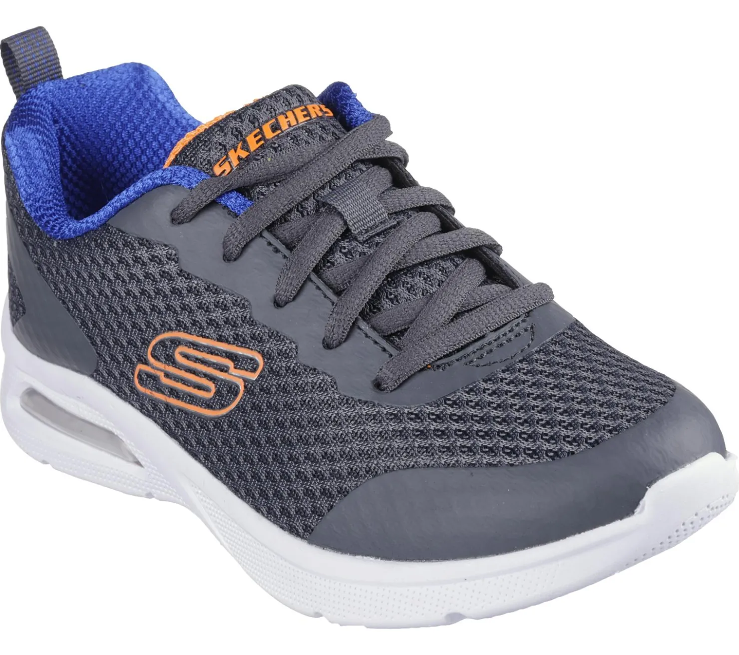 Lace Ups|Athletic Shoes & Sneakers<SKECHERS Microspec Max - Kaptix CHARCOAL/BLUE