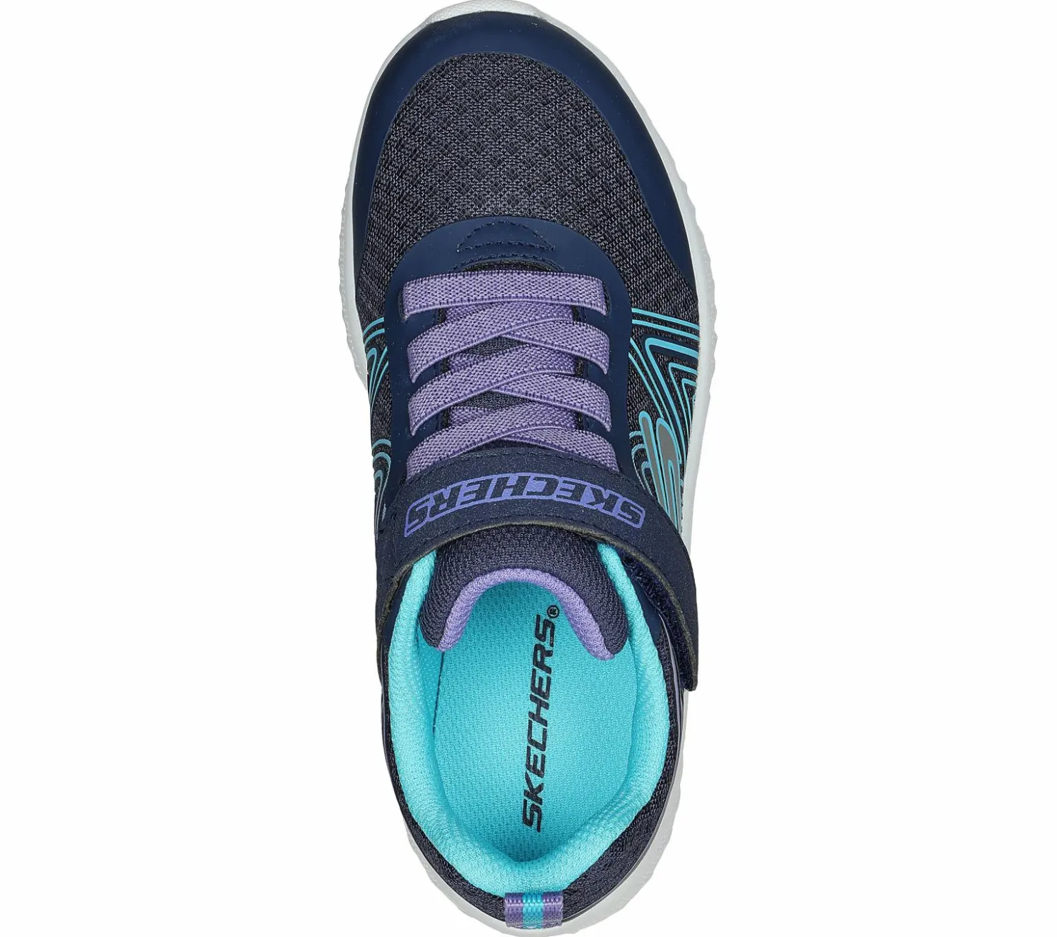 Athletic Shoes & Sneakers<SKECHERS Microspec Plus - Swirl Sweet NAVY / MULTI