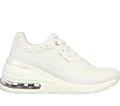 Wedges|Lace Up<SKECHERS Million Air - Elevated Air WHITE