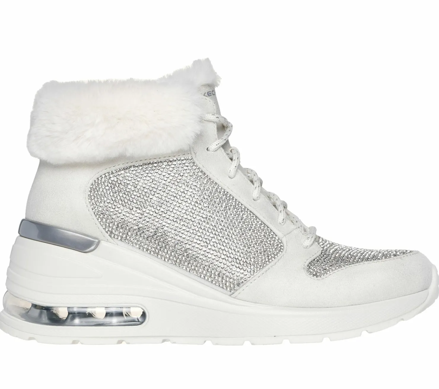 Wedges|Boots<SKECHERS Million Air - Elevated Luxe Air OFF WHITE