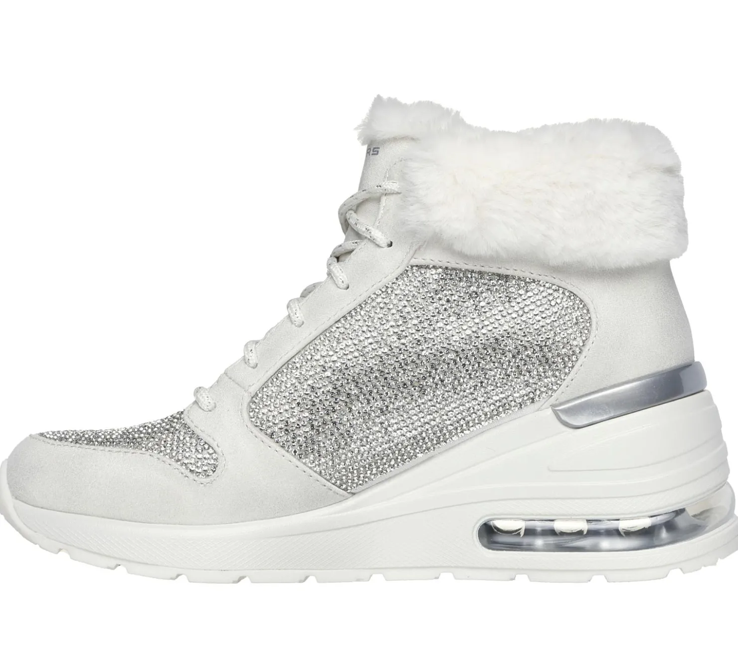 Wedges|Boots<SKECHERS Million Air - Elevated Luxe Air OFF WHITE