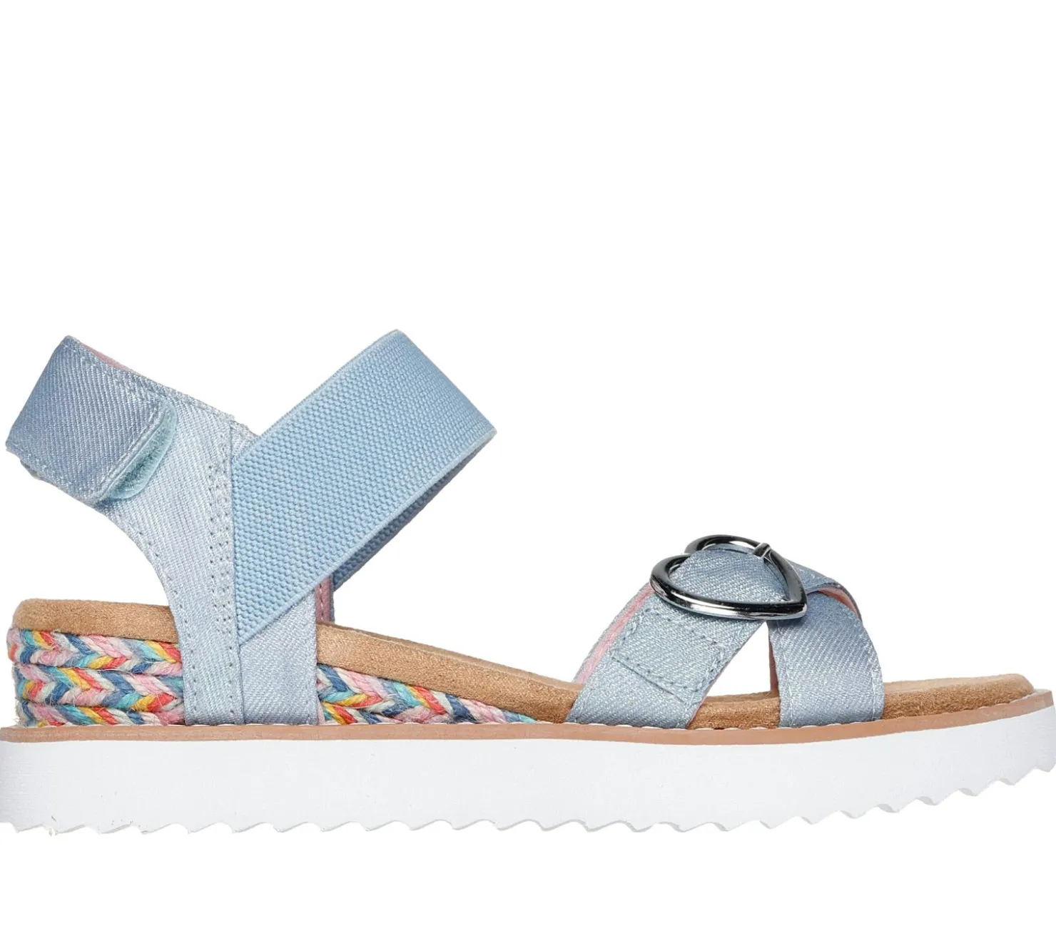 Sandals<SKECHERS Miss Desert Hi LIGHT DENIM