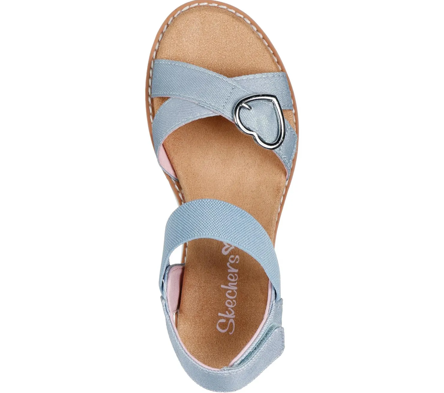 Sandals<SKECHERS Miss Desert Hi LIGHT DENIM