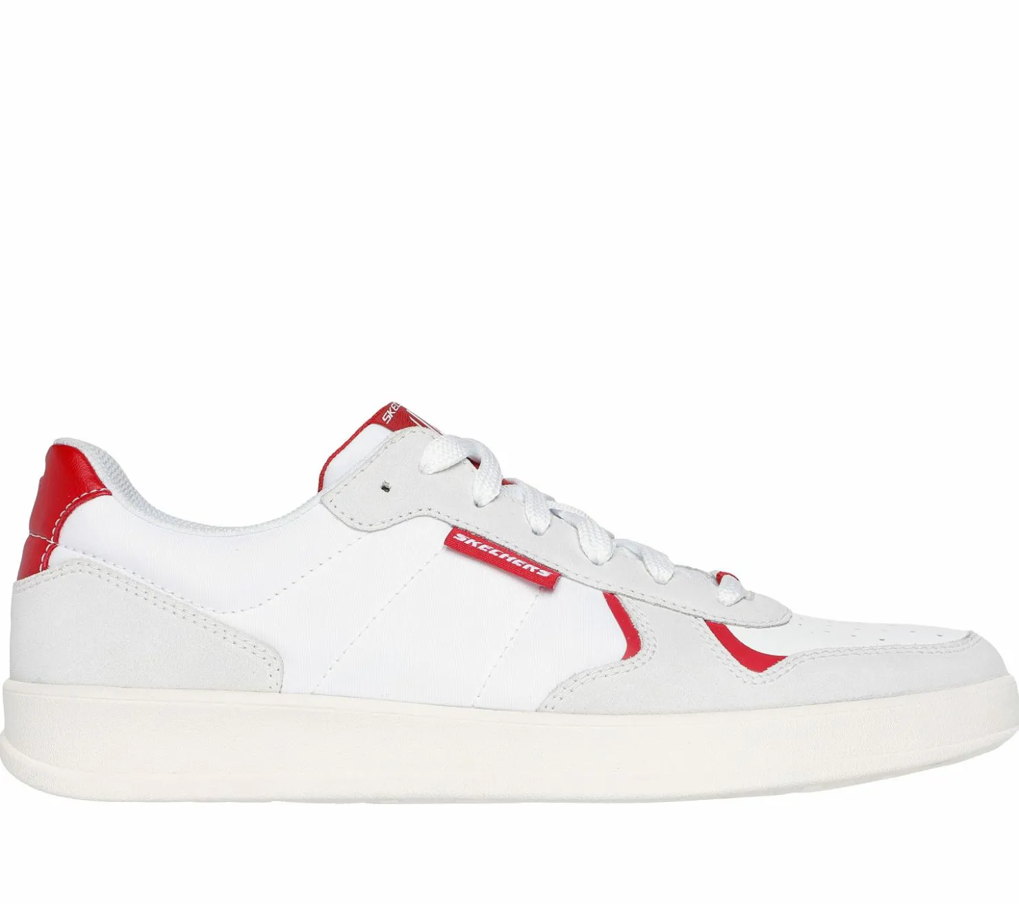 Lace Up|Casual Sneakers<SKECHERS New Wave Cup - Hancer WHITE / RED