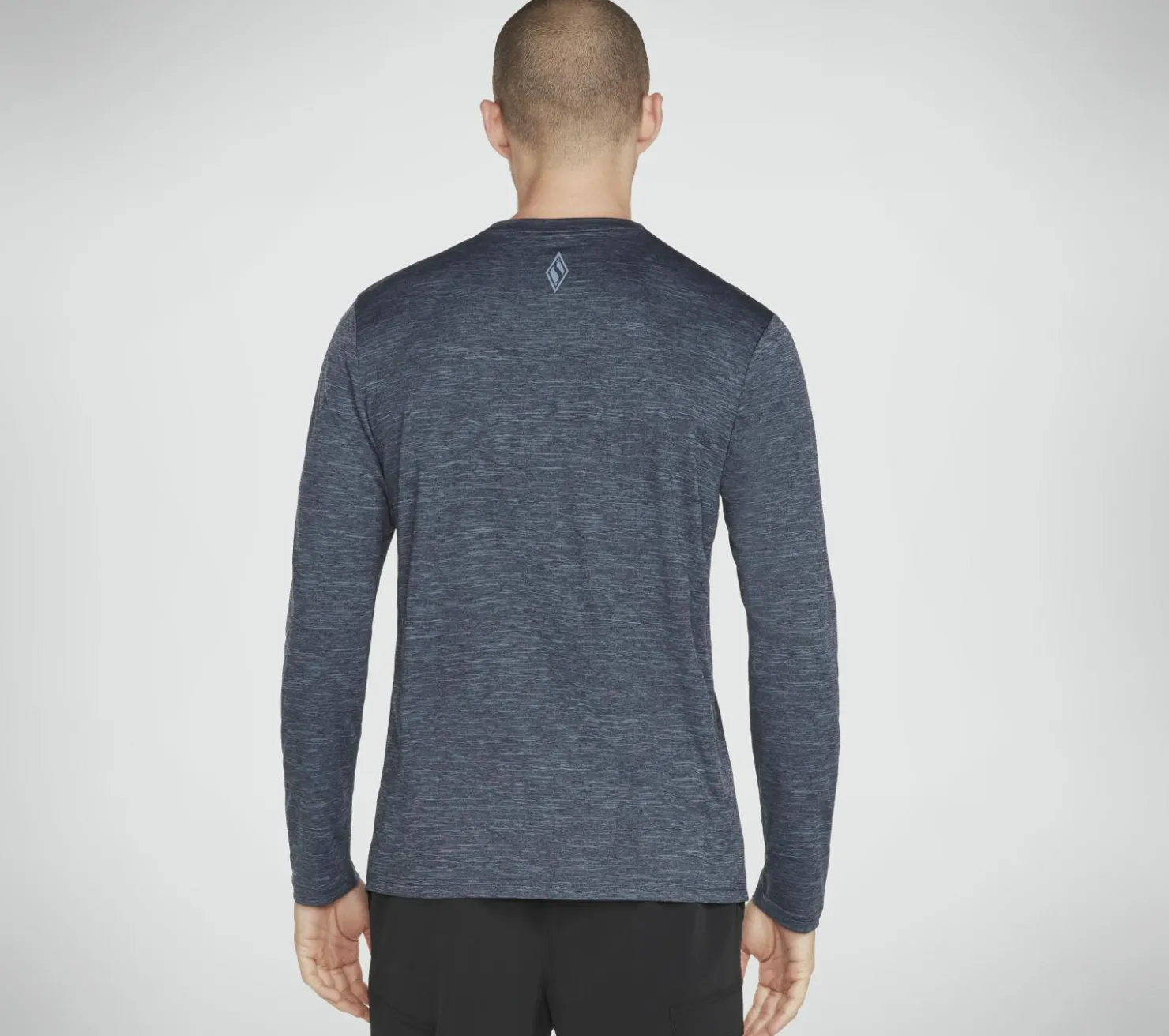 Tops|Tops<SKECHERS On The Road Long Sleeve BLUE / GRAY