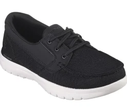 Boat Shoes|Slip-Ons<SKECHERS On-the-GO Flex - Oasis BLACK / WHITE
