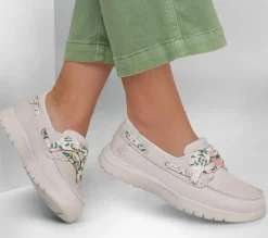 Boat Shoes|Slip-Ons<SKECHERS On-the-GO Flex - Seaside Daisy NATURAL