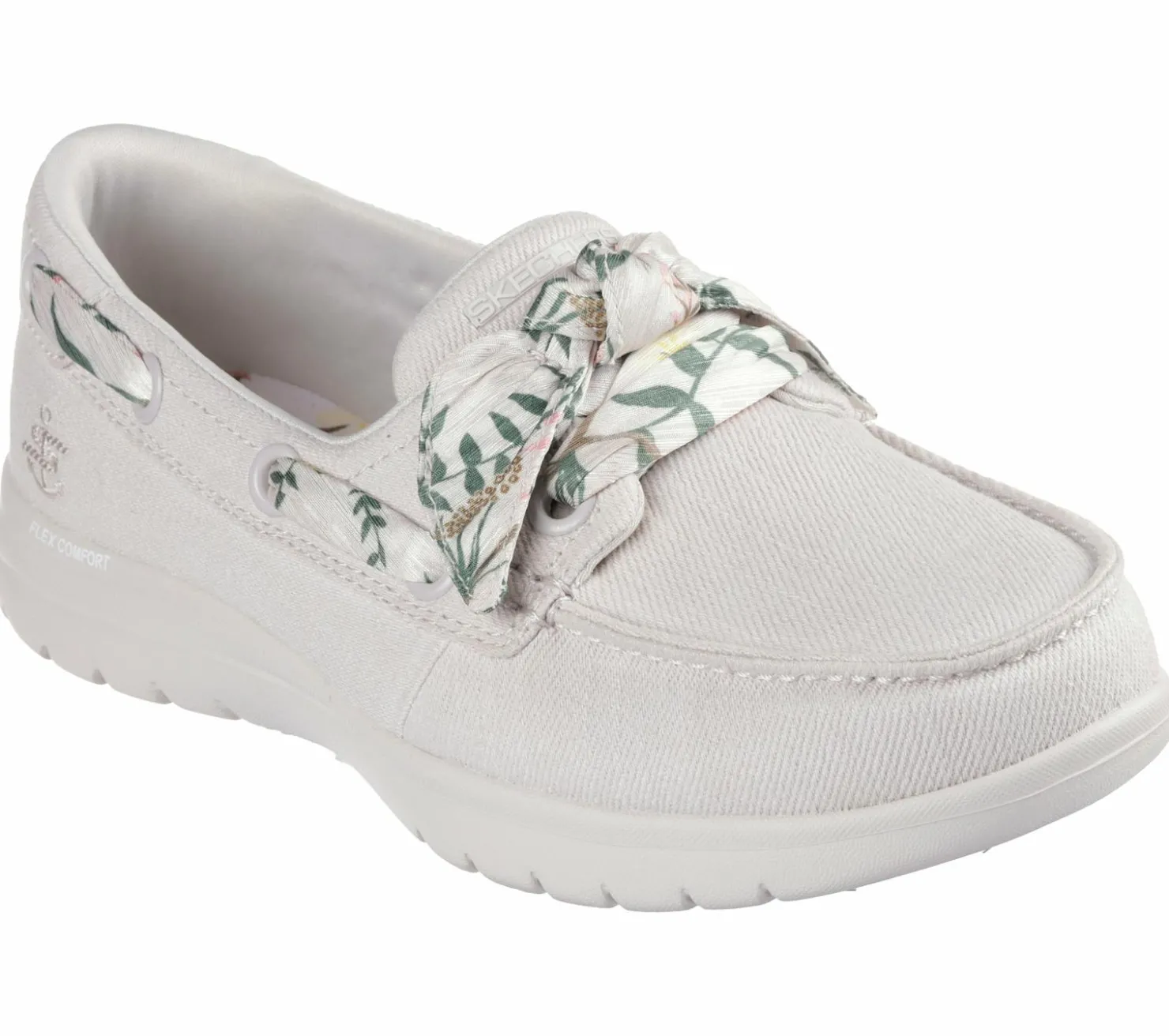 Boat Shoes|Slip-Ons<SKECHERS On-the-GO Flex - Seaside Daisy NATURAL