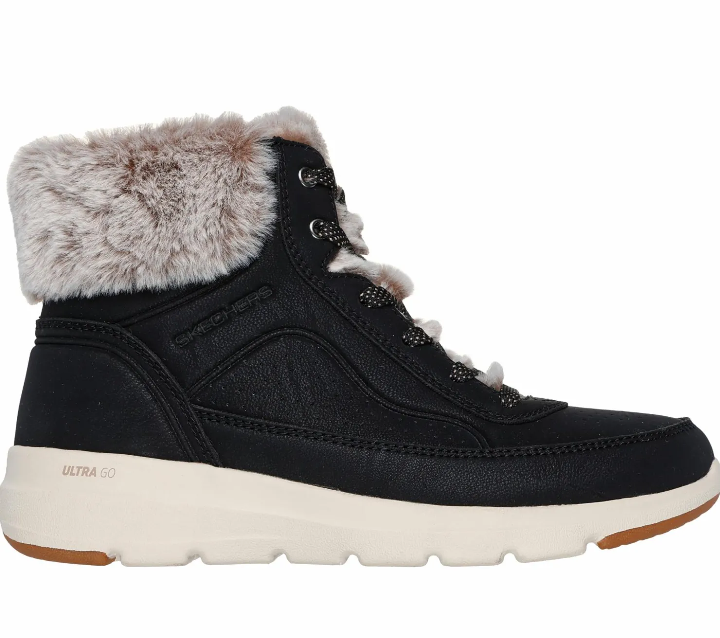 Boots<SKECHERS On-the-GO Glacial Ultra - Mountain Muse BLACK