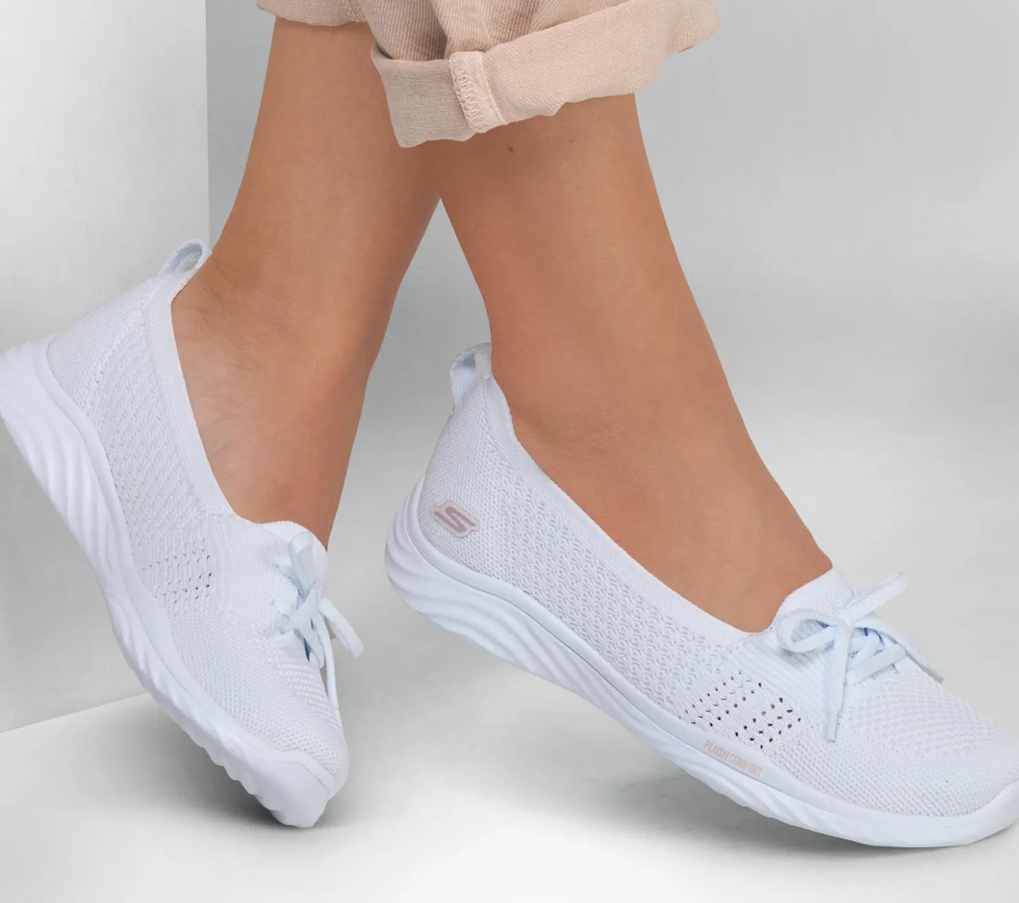 Slip-Ons|Flats<SKECHERS On-the-GO Ideal - Harper WHITE