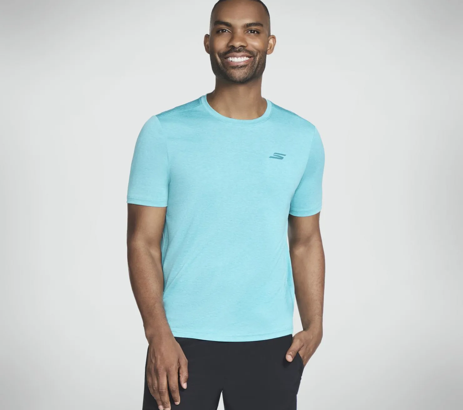 Tops|Tops<SKECHERS Performance Charge Tee TURQUOISE / YELLOW