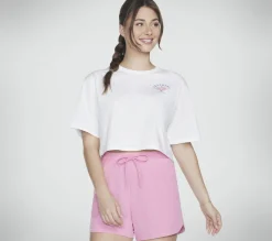 Tops|Tops<SKECHERS Pickleball Queen Crewneck Tee WHITE
