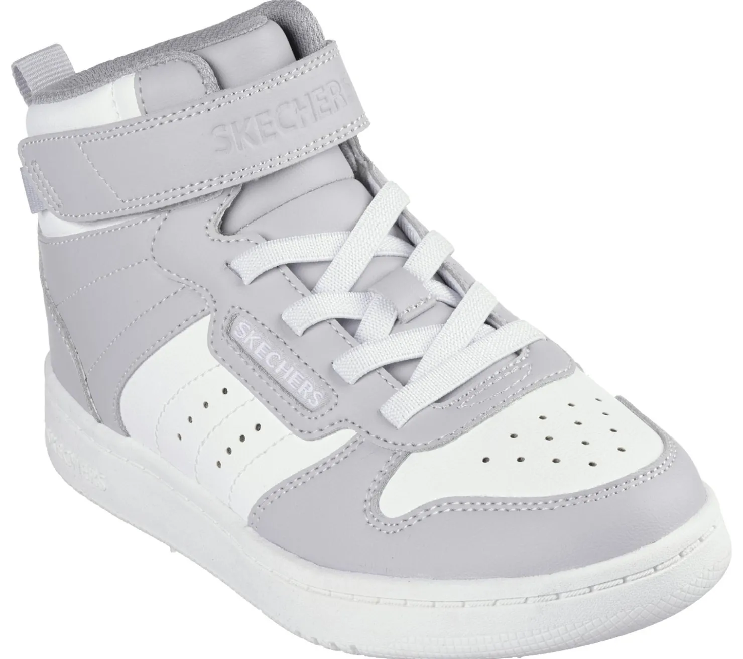 Athletic Shoes & Sneakers<SKECHERS Quick Street - Rapid Avenue LIGHT GRAY / WHITE