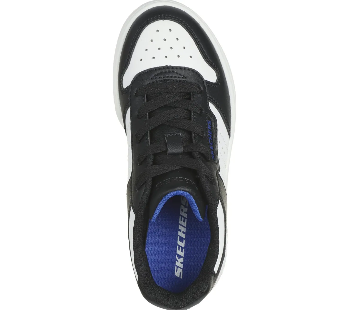 Lace Ups|Athletic Shoes & Sneakers<SKECHERS Quick Street - Vorton BLACK / WHITE