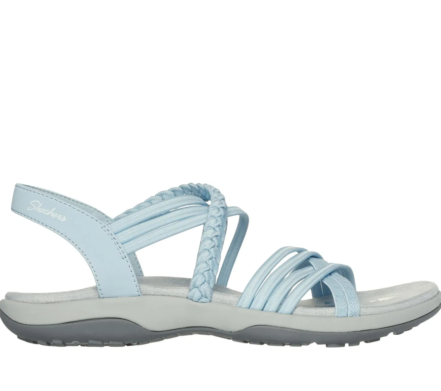 Sandals<SKECHERS Reggae Slim - In-Love LIGHT BLUE