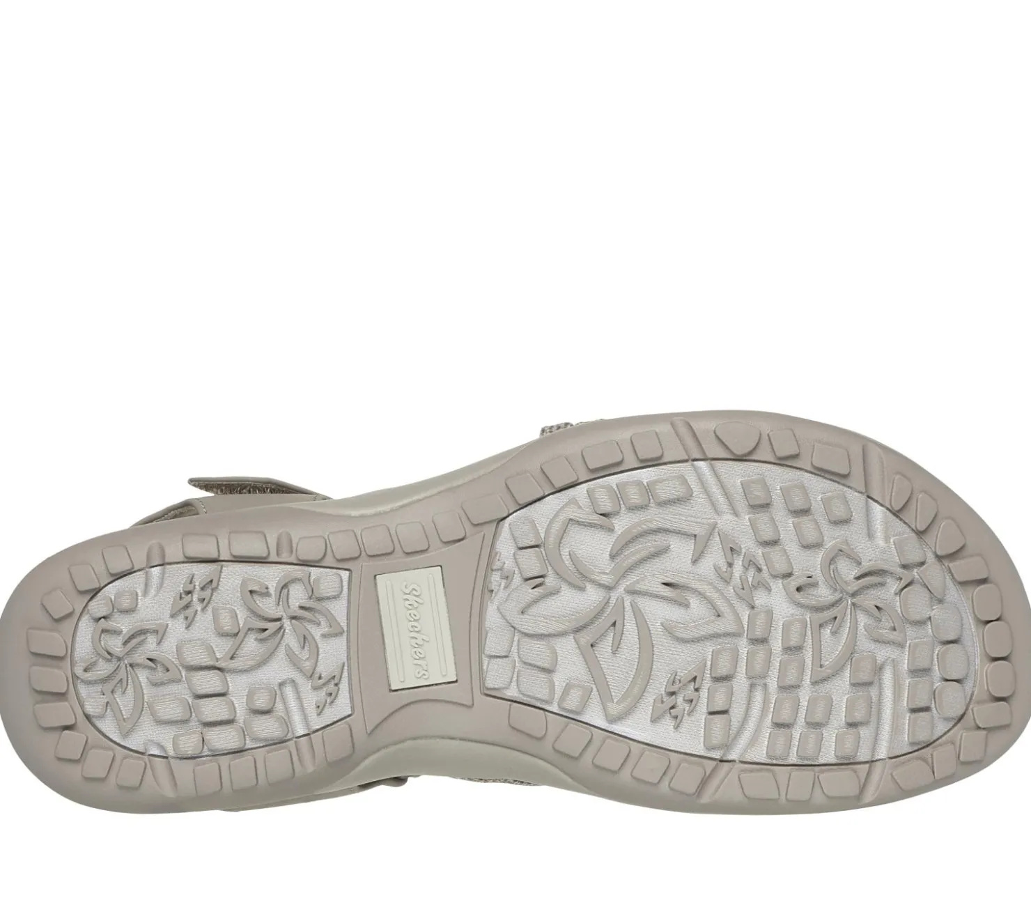 Sandals<SKECHERS Reggae Slim - Meadow Grazer TAUPE