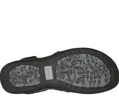 Sandals<SKECHERS Reggae Slim - Sunnyside BLACK