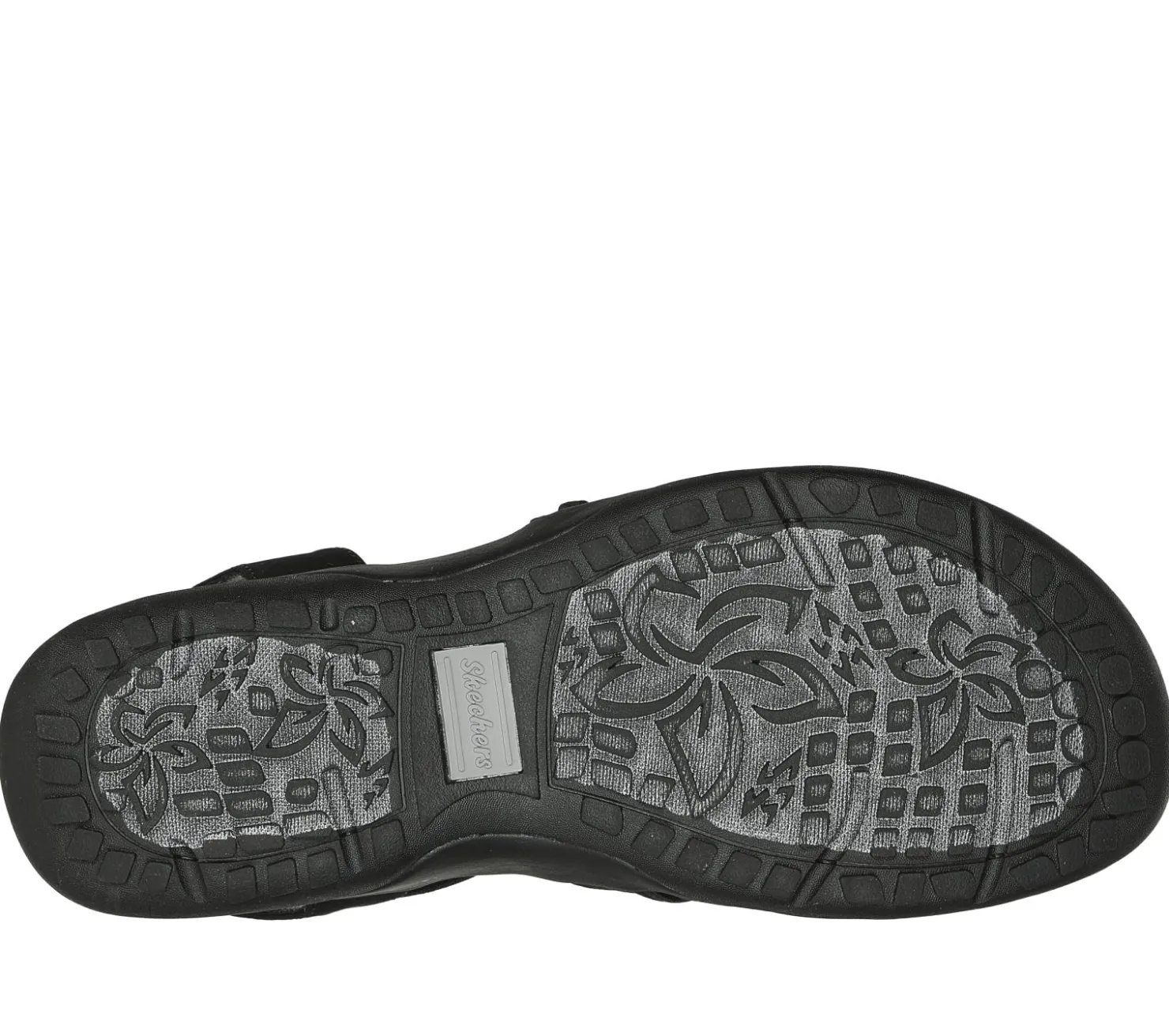 Sandals<SKECHERS Reggae Slim - Sunnyside BLACK