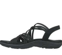 Sandals<SKECHERS Reggae Slim - Sunnyside BLACK