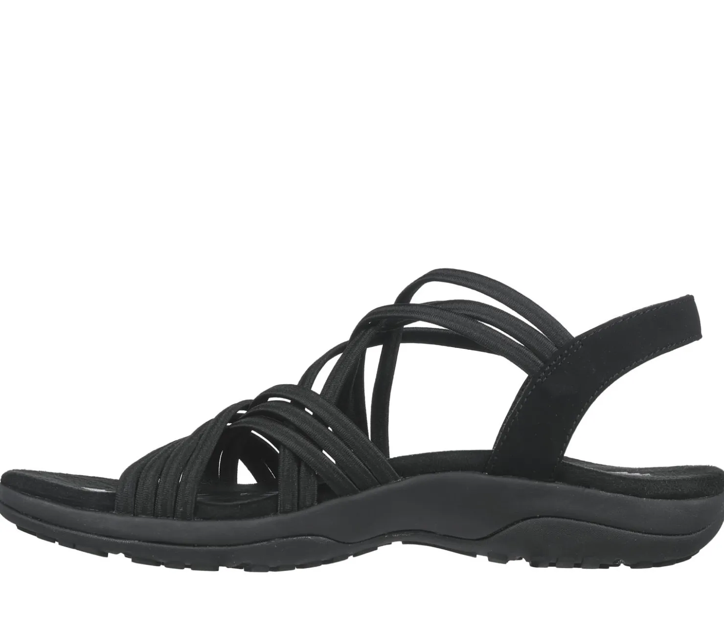 Sandals<SKECHERS Reggae Slim - Sunnyside BLACK