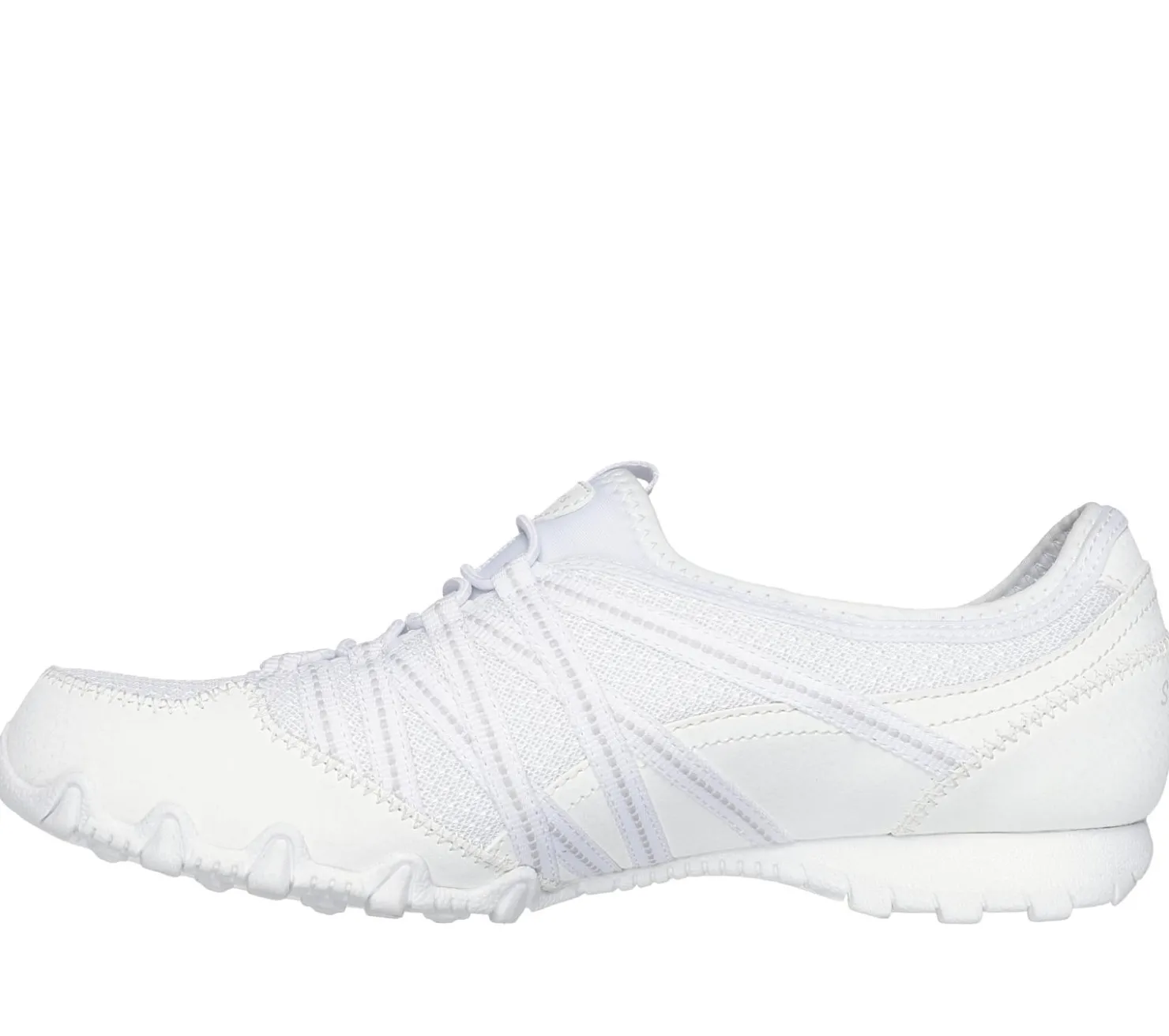 Slip-Ons|Casual Sneakers<SKECHERS Relaxed Fit: Bikers Lite - Relive WHITE
