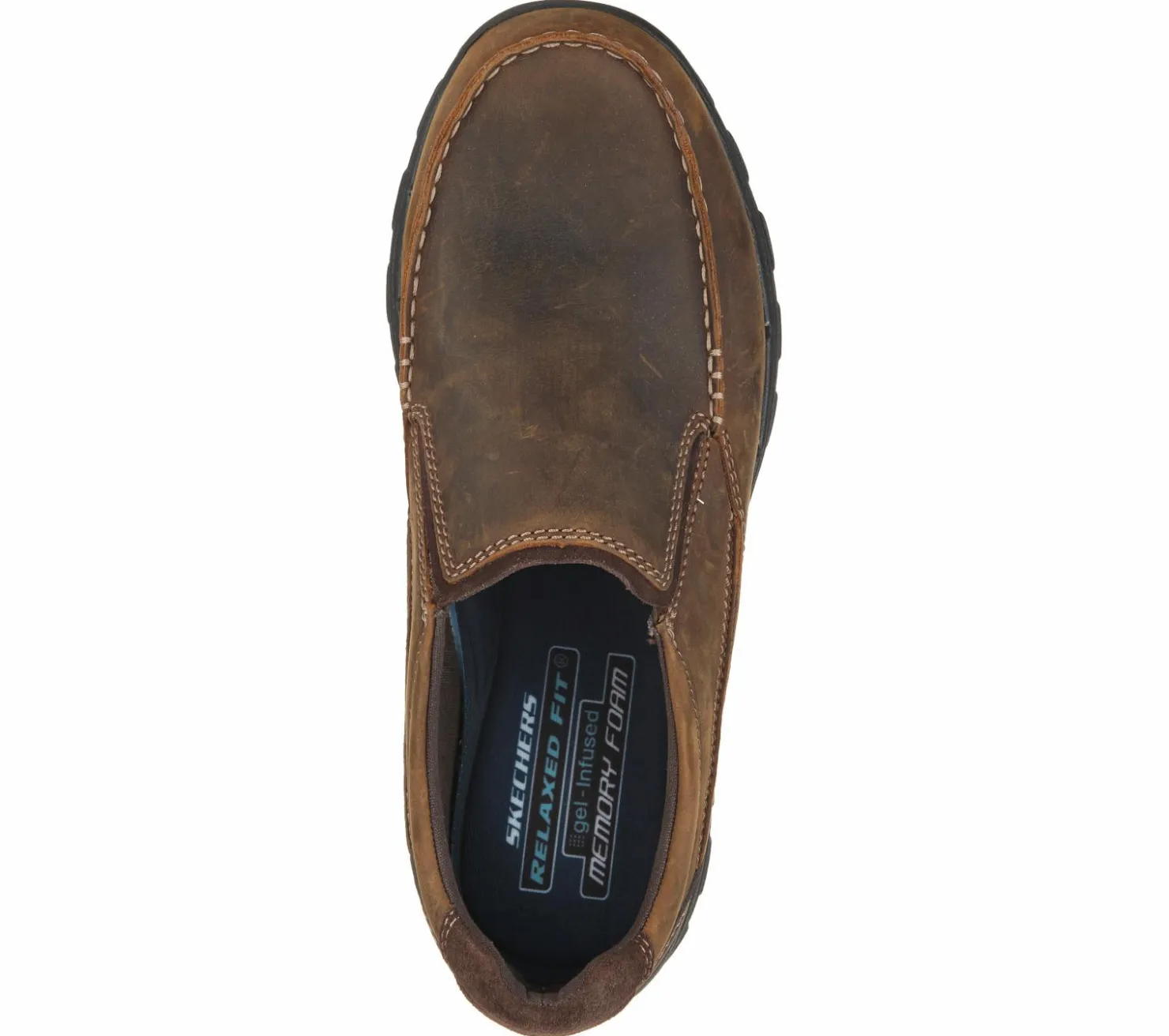 Slip-Ons<SKECHERS Relaxed Fit: Braver - Rayland BROWN