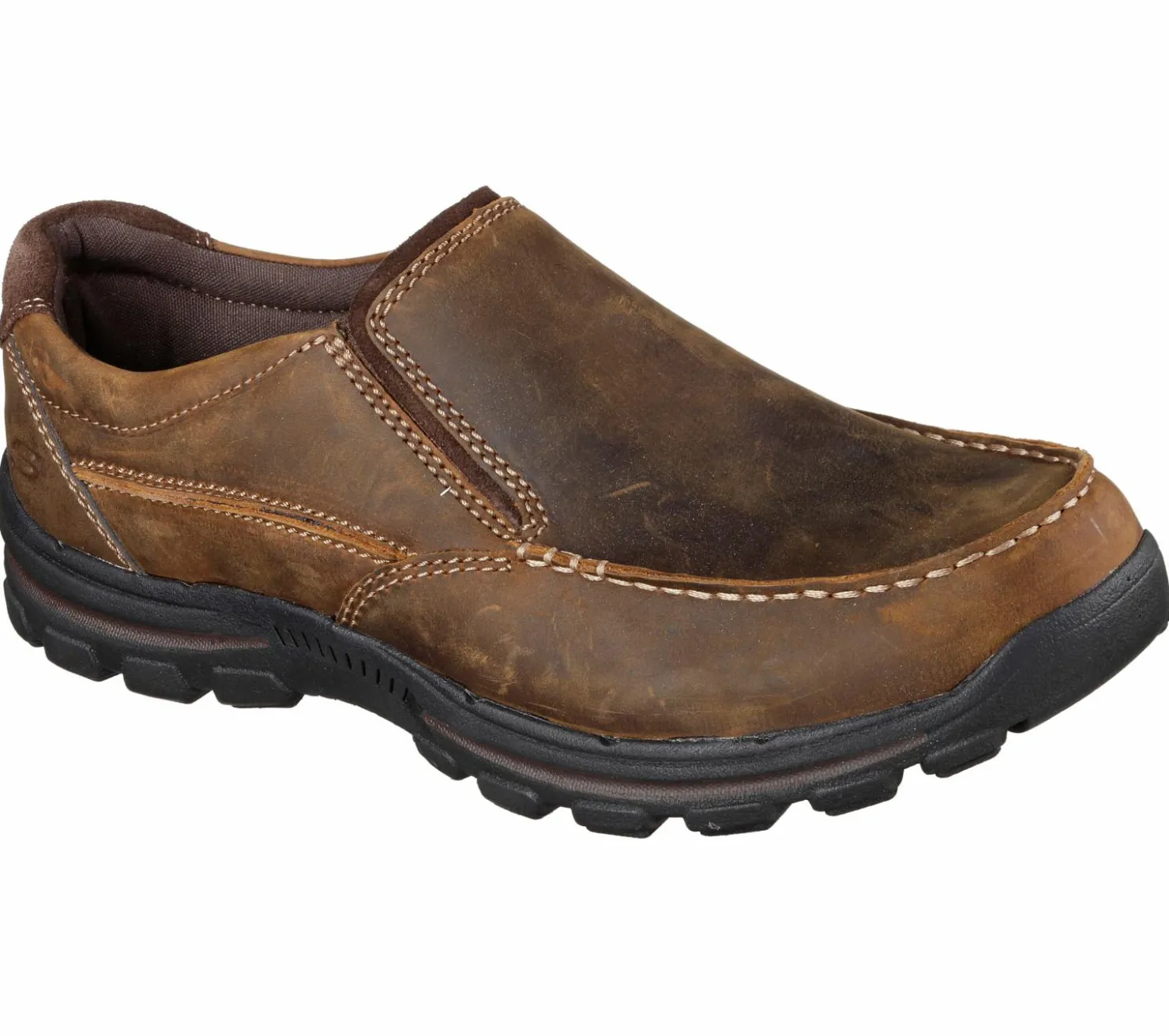 Slip-Ons<SKECHERS Relaxed Fit: Braver - Rayland BROWN