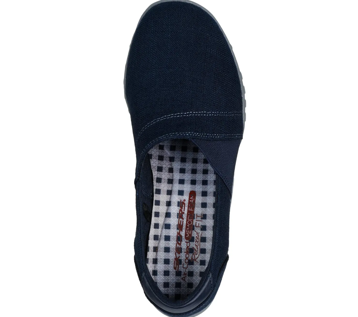 Slip-Ons<SKECHERS Relaxed Fit: Breathe-Easy - Swayful NAVY