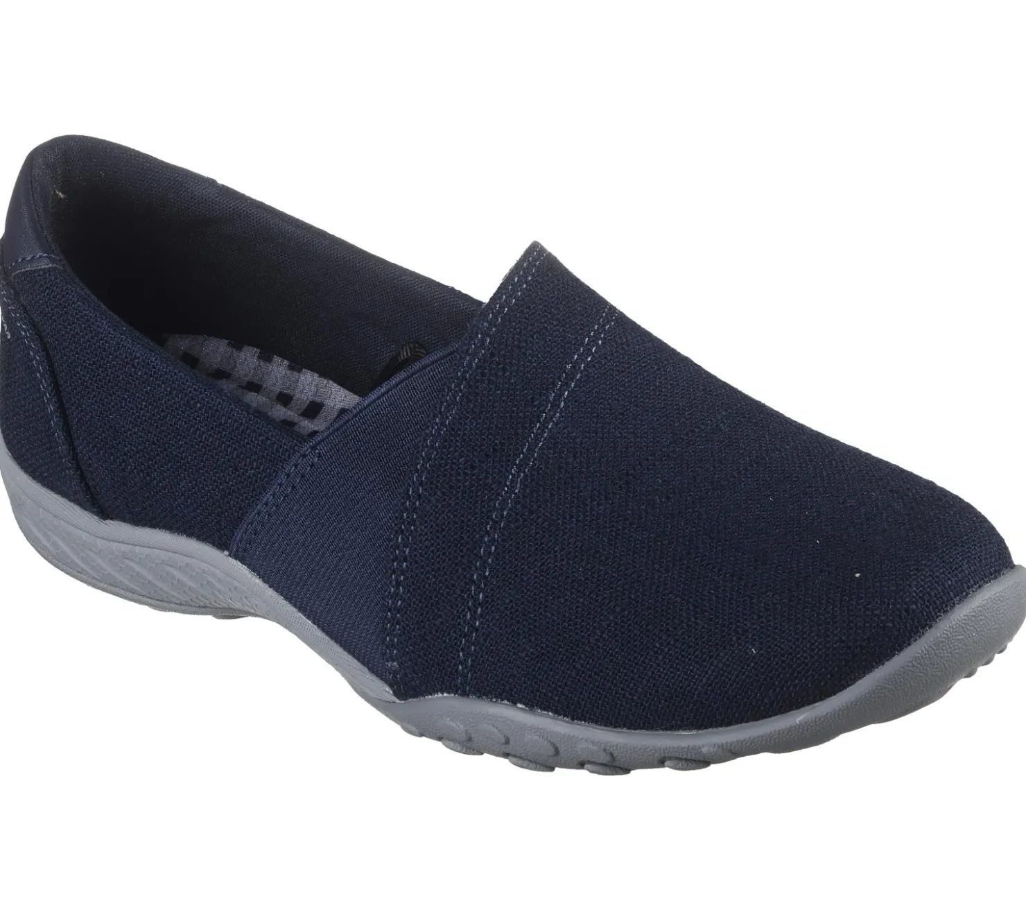 Slip-Ons<SKECHERS Relaxed Fit: Breathe-Easy - Swayful NAVY