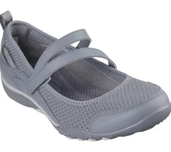 Flats|Casual Sneakers<SKECHERS Relaxed Fit: Breathe-Easy - Keep Clean GRAY