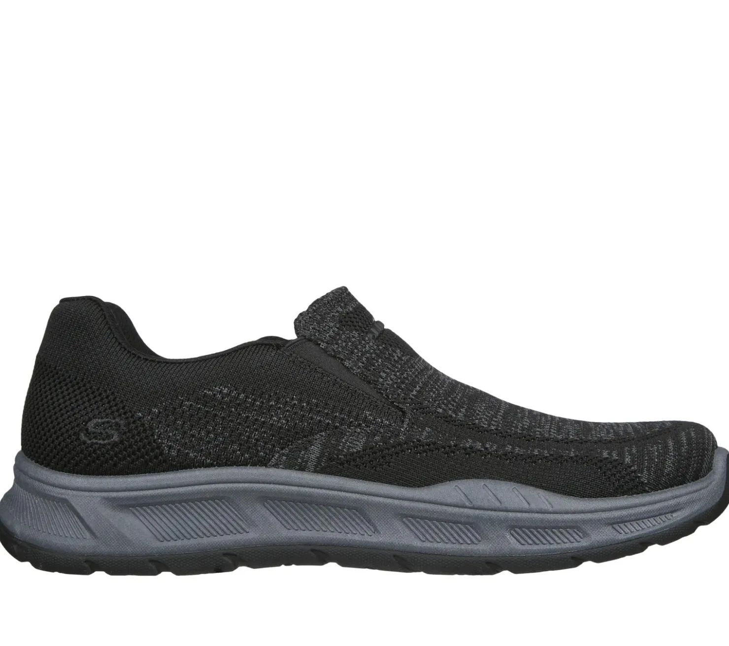 Slip-Ons|Casual Sneakers<SKECHERS Relaxed Fit: Cohagen - Knit Walk BLACK