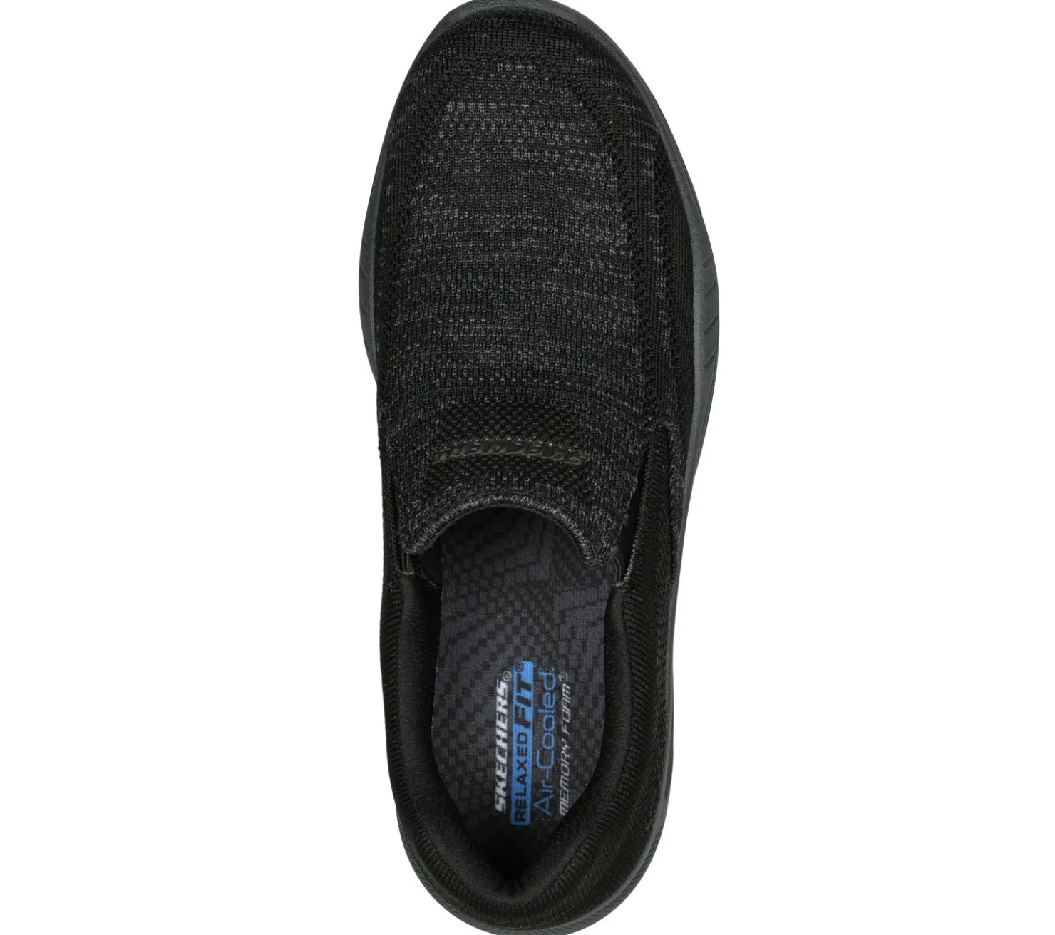 Slip-Ons|Casual Sneakers<SKECHERS Relaxed Fit: Cohagen - Knit Walk BLACK