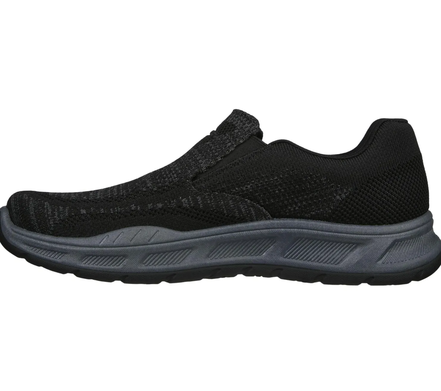 Slip-Ons|Casual Sneakers<SKECHERS Relaxed Fit: Cohagen - Knit Walk BLACK