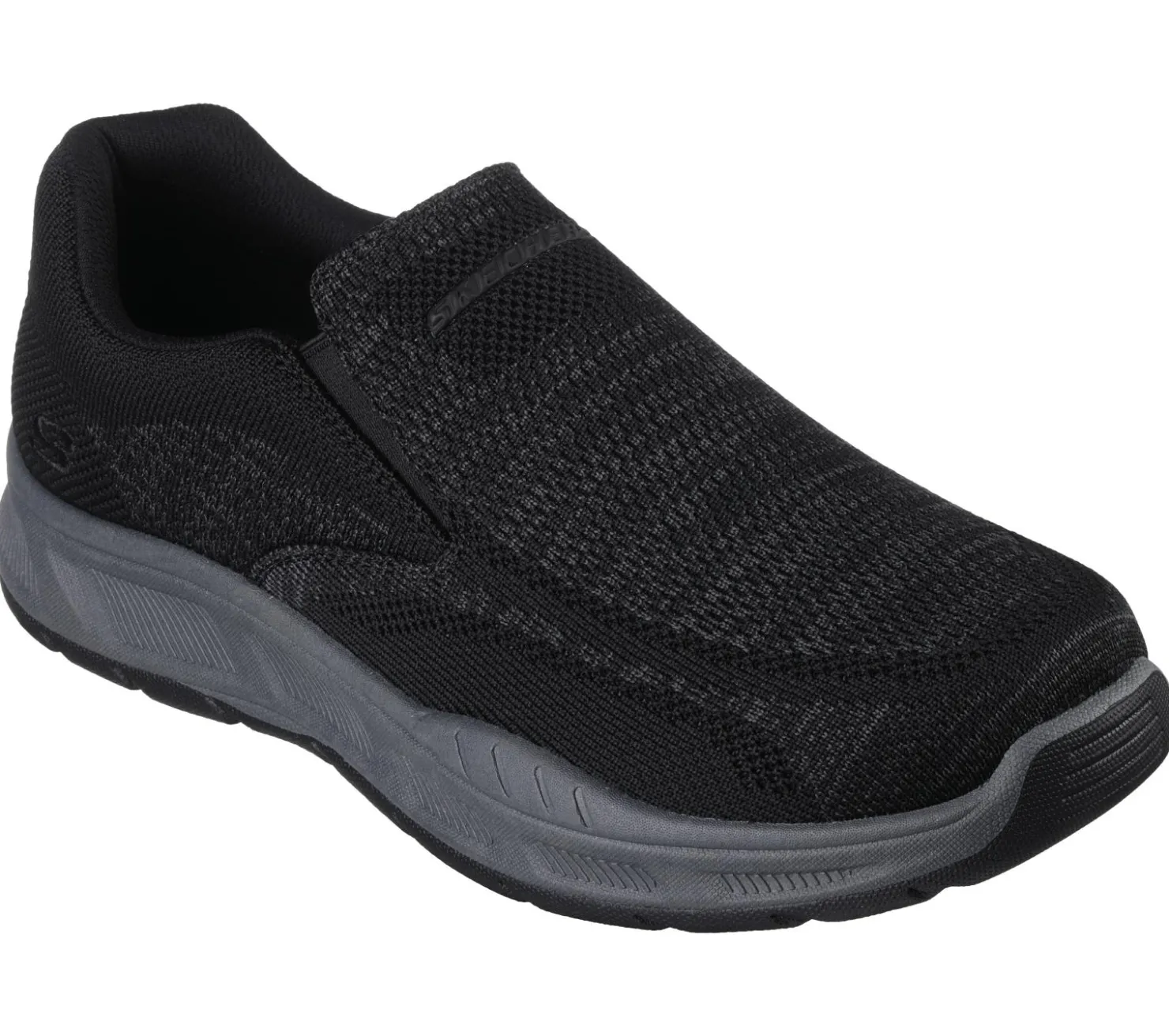 Slip-Ons|Casual Sneakers<SKECHERS Relaxed Fit: Cohagen - Knit Walk BLACK