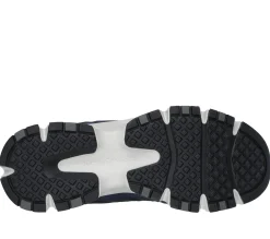 Slip-Ons|Athletic Sneakers<SKECHERS Relaxed Fit: Crossbar - Cedar NAVY / BLACK