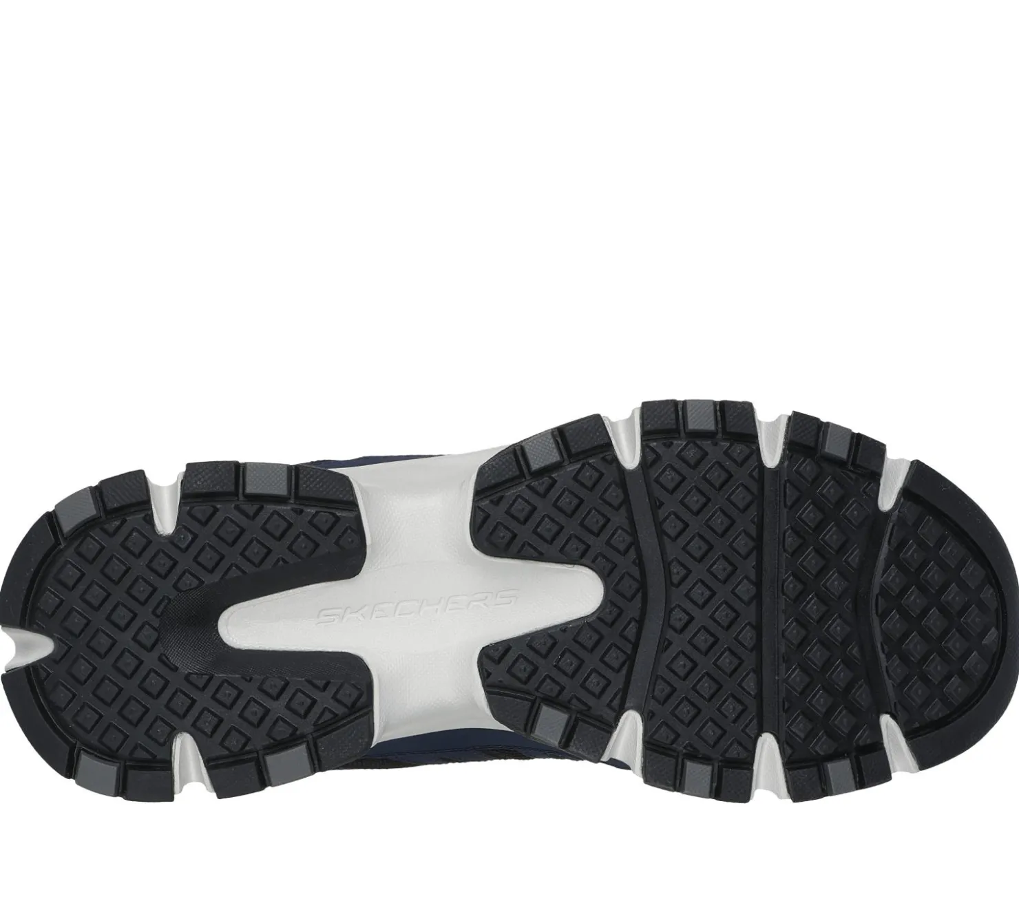 Slip-Ons|Athletic Sneakers<SKECHERS Relaxed Fit: Crossbar - Cedar NAVY / BLACK