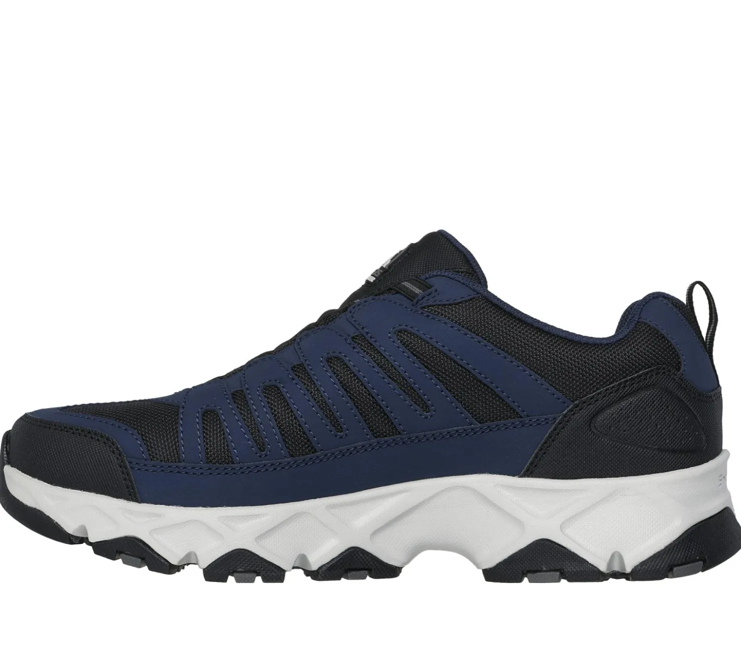 Slip-Ons|Athletic Sneakers<SKECHERS Relaxed Fit: Crossbar - Cedar NAVY / BLACK