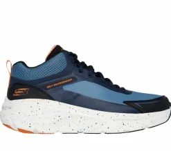 Lace Up<SKECHERS Relaxed Fit: D'Lux Walker 2.0 - Grailo BLUE / ORANGE