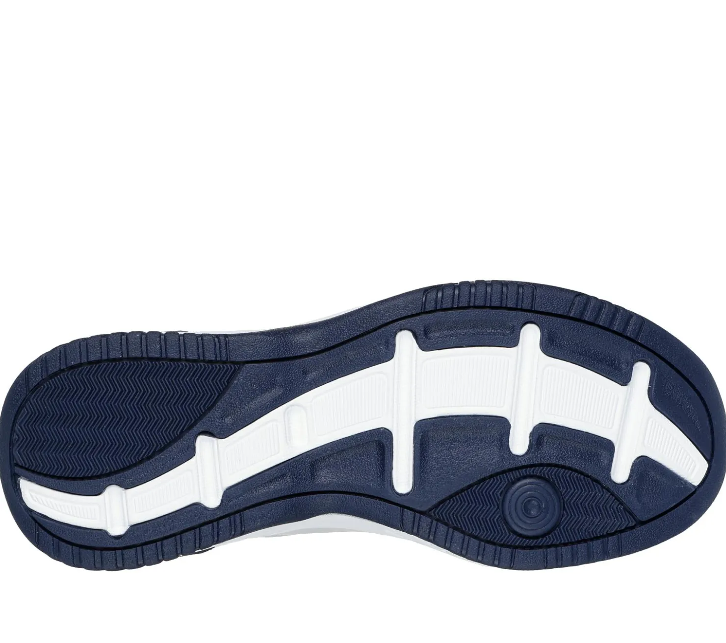 Lace Up|Athletic Sneakers<SKECHERS Relaxed Fit: Durham - Delck WHITE / NAVY