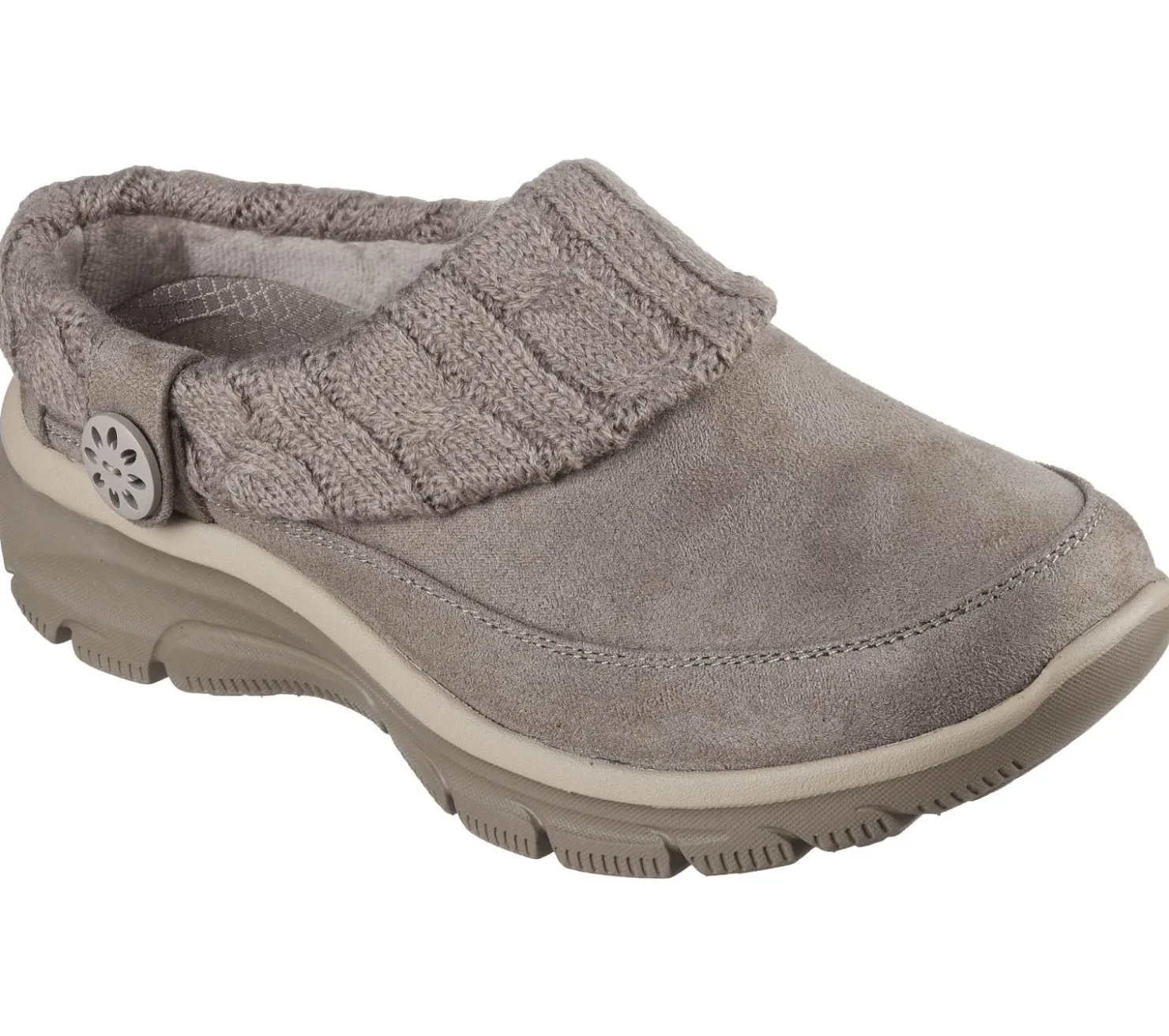 Slip-Ons<SKECHERS Relaxed Fit: Easy Going - Warm Duet TAUPE