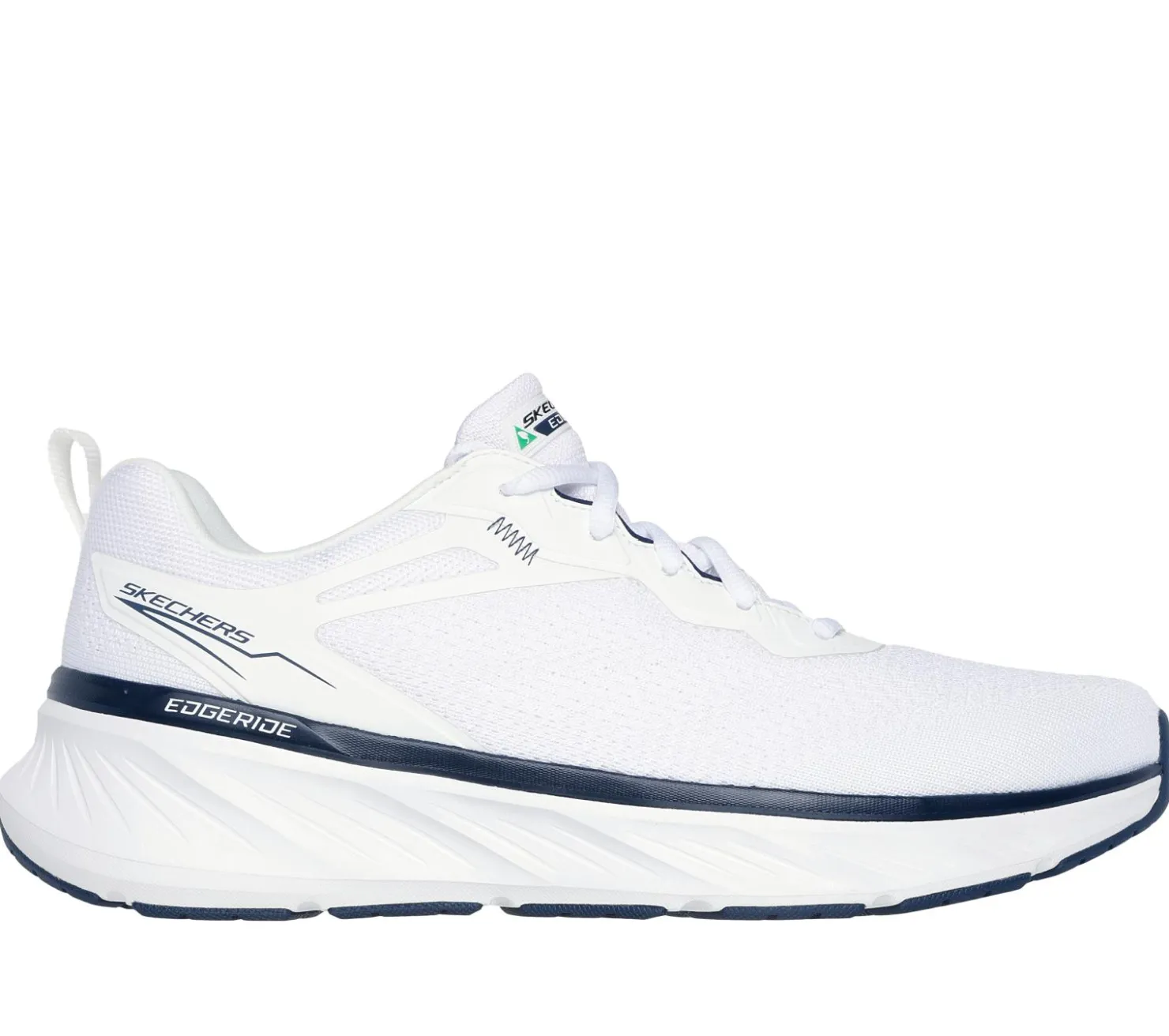 Lace Up|Athletic Sneakers<SKECHERS Relaxed Fit: Edgeride - Exxo WHITE / NAVY