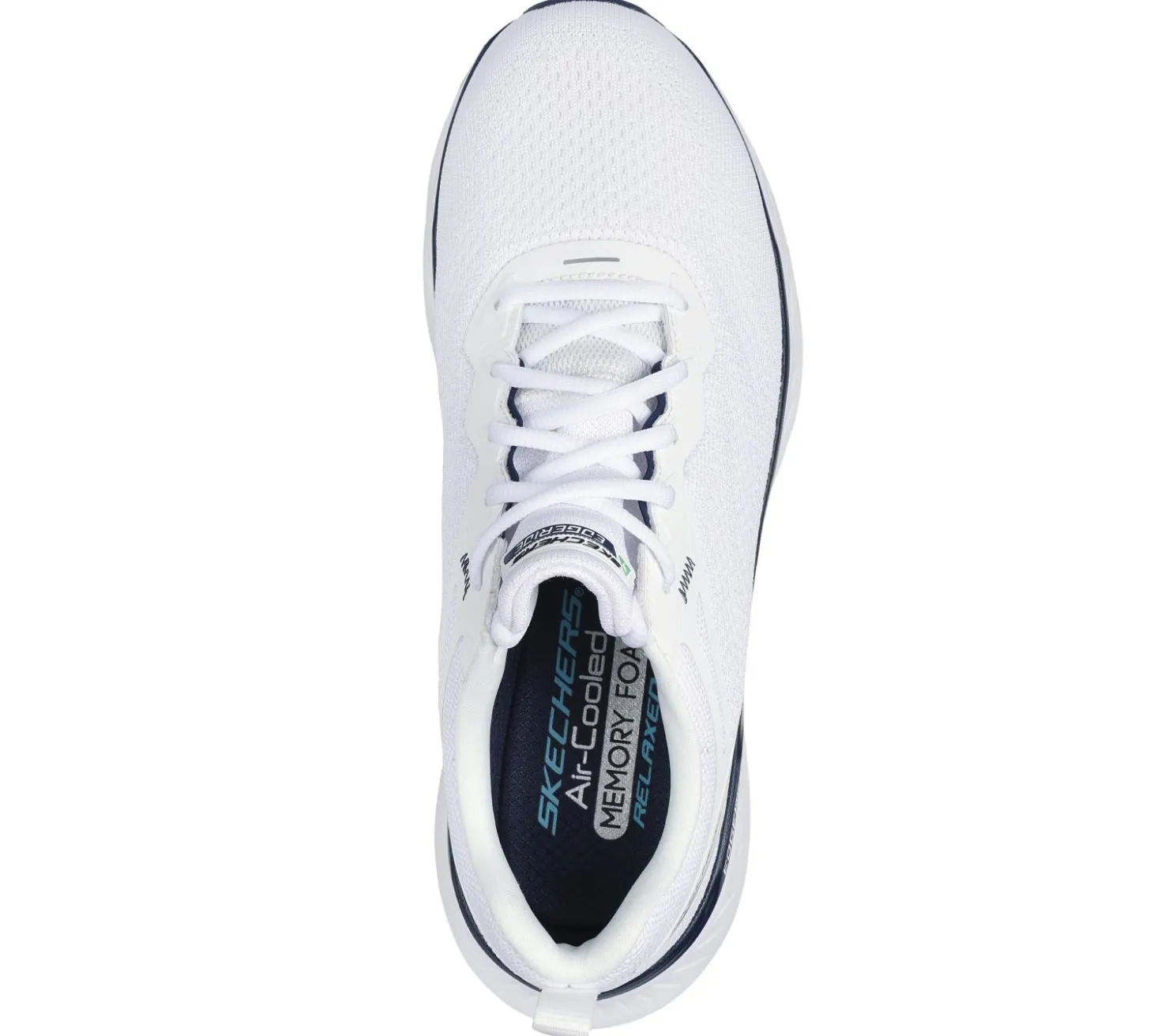 Lace Up|Athletic Sneakers<SKECHERS Relaxed Fit: Edgeride - Exxo WHITE / NAVY