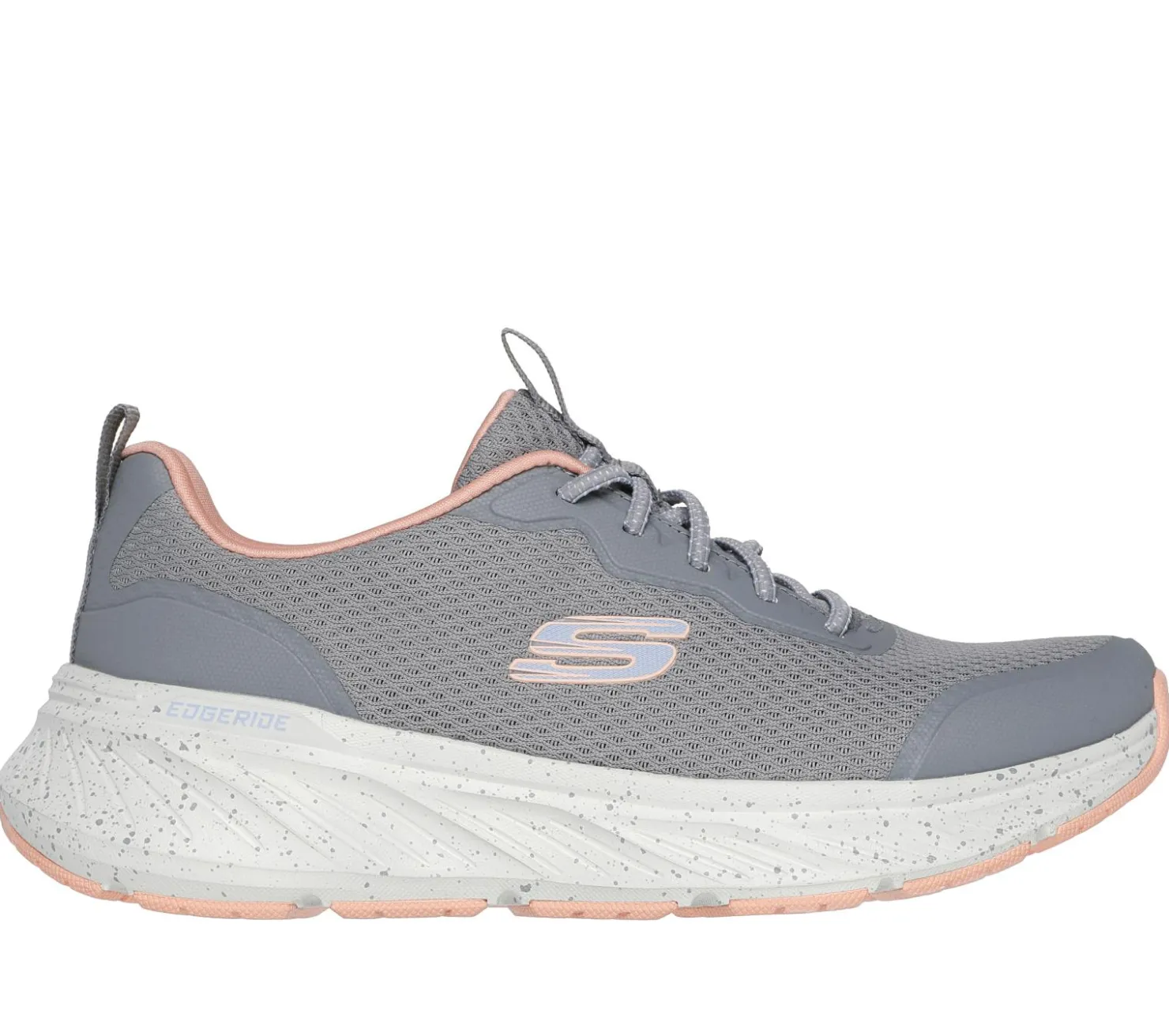 Slip-Ons|Athletic Sneakers<SKECHERS Relaxed Fit: Edgeride - Smooth Journey GRAY / CORAL