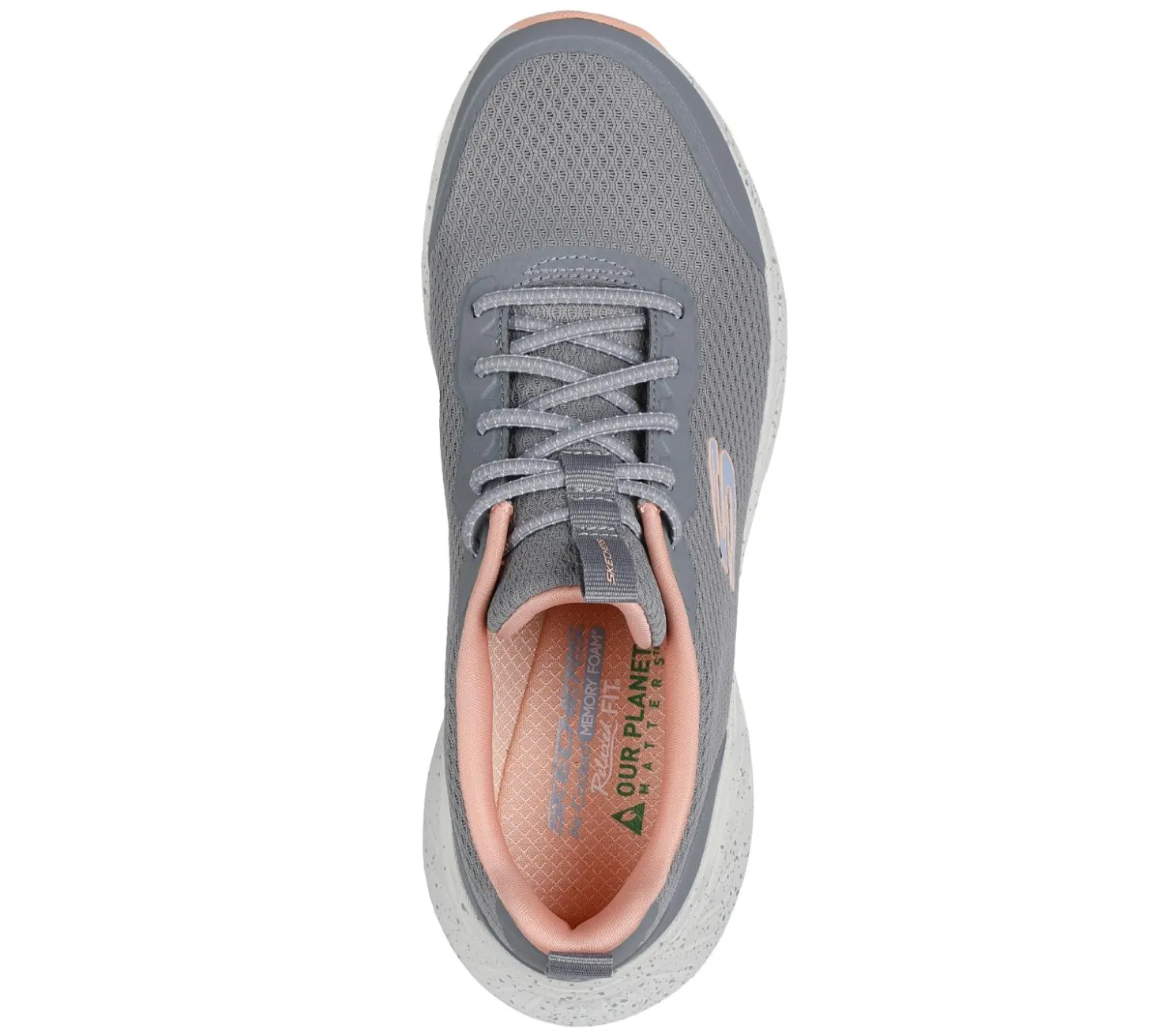 Slip-Ons|Athletic Sneakers<SKECHERS Relaxed Fit: Edgeride - Smooth Journey GRAY / CORAL