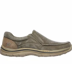Canvas Shoes|Slip-Ons<SKECHERS Relaxed Fit: Expected - Avillo KHAKI