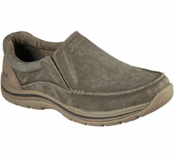 Canvas Shoes|Slip-Ons<SKECHERS Relaxed Fit: Expected - Avillo KHAKI