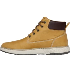 Lace Up|Boots<SKECHERS Relaxed Fit: Garlan - Deno WHEAT