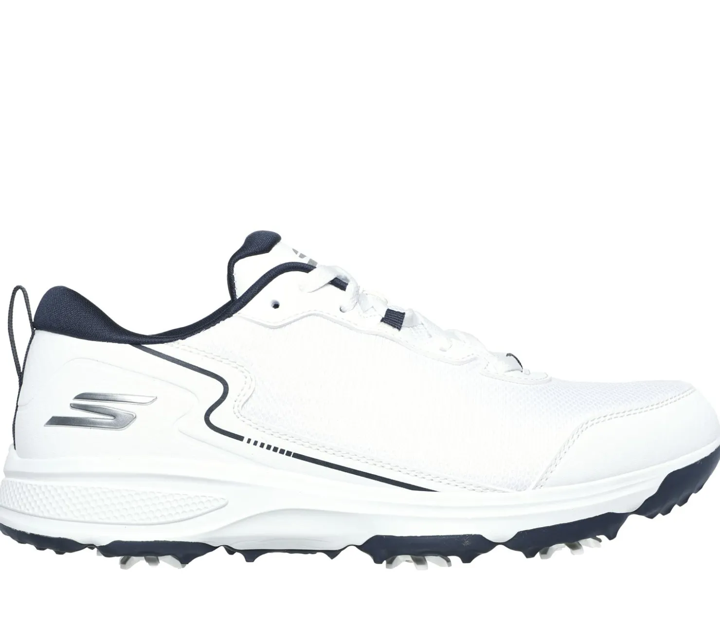 Lace Up<SKECHERS Relaxed Fit: GO GOLF Torque - Sport 2 WHITE / NAVY